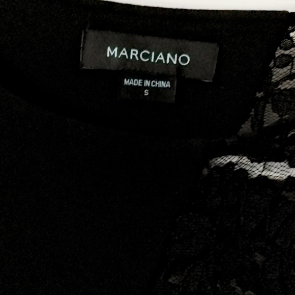 Marciano black lace formal long-sleeve bodycon dress size(S) - Picture 1 of 3